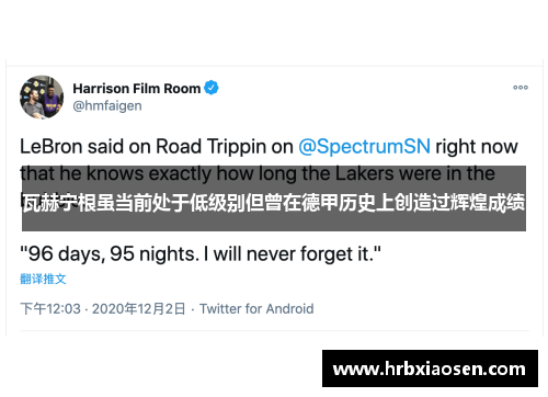 瓦赫宁根虽当前处于低级别但曾在德甲历史上创造过辉煌成绩